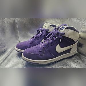 Nike Dunk High Purple Grey White | Men’s US 9.5 / EU 43 | Clean Soles